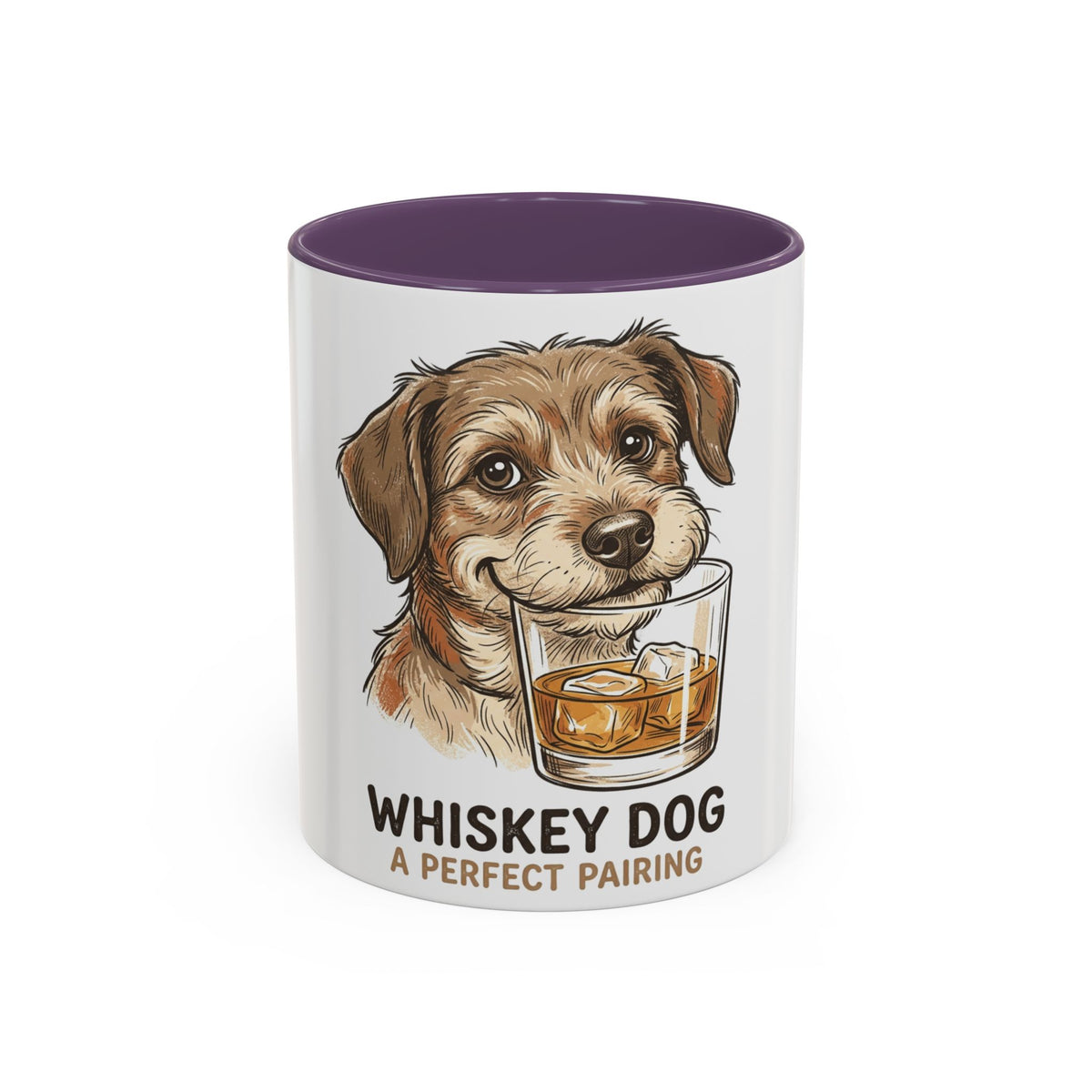 Whiskey Dog illustration mug | Coffee Mug