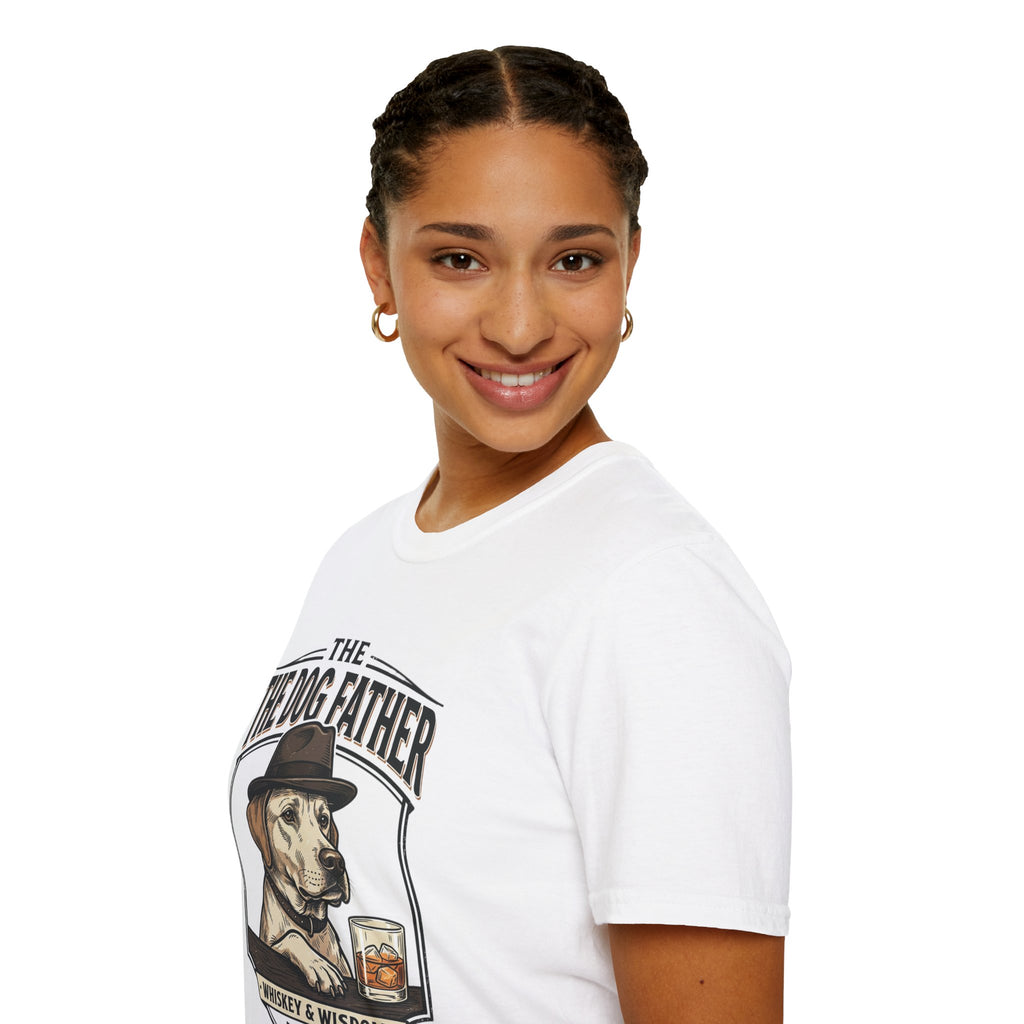 The Dog Father graphic T-Shirt | Whiskey & Wisdom dog illustration