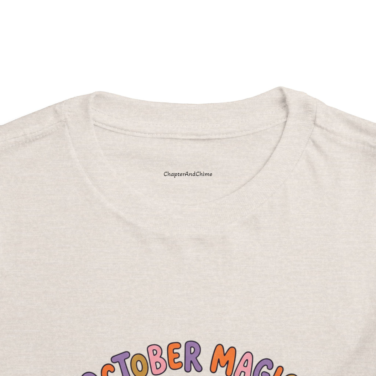 Halloween - October Magic Toddler Tee — Cute Witch Pumpkin Halloween Shirt