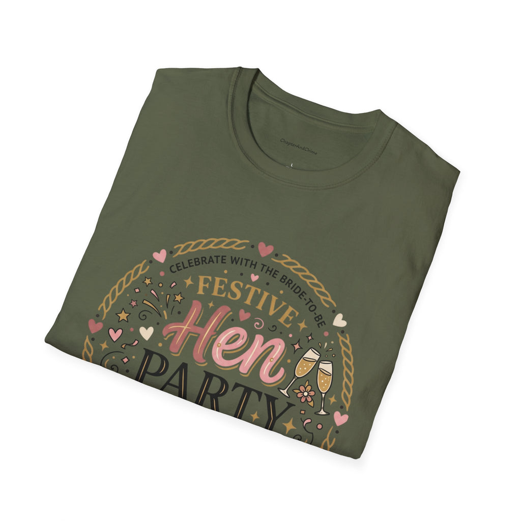 Festive Hen Party T-Shirt | Bachelorette Celebration Design