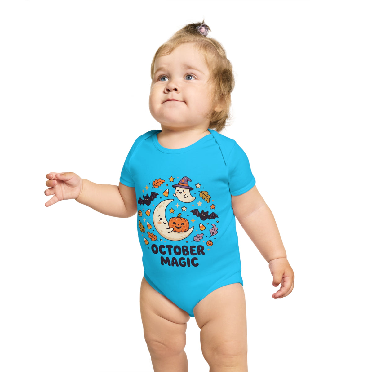 Halloween - October Magic Baby Bodysuit — Cute Halloween Infant Onesie
