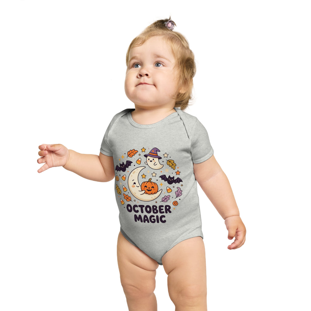 Halloween - October Magic Baby Bodysuit — Cute Halloween Infant Onesie