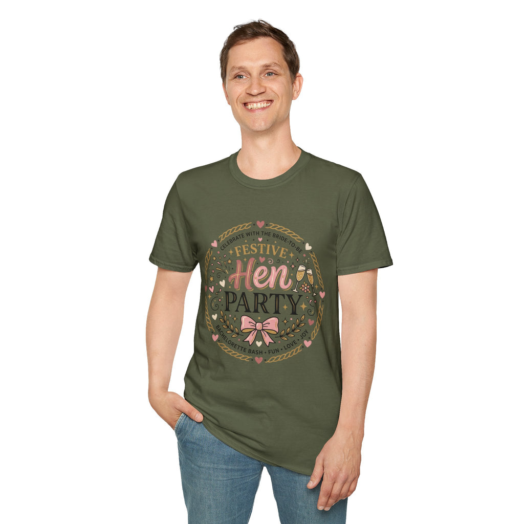 Festive Hen Party T-Shirt | Bachelorette Celebration Design