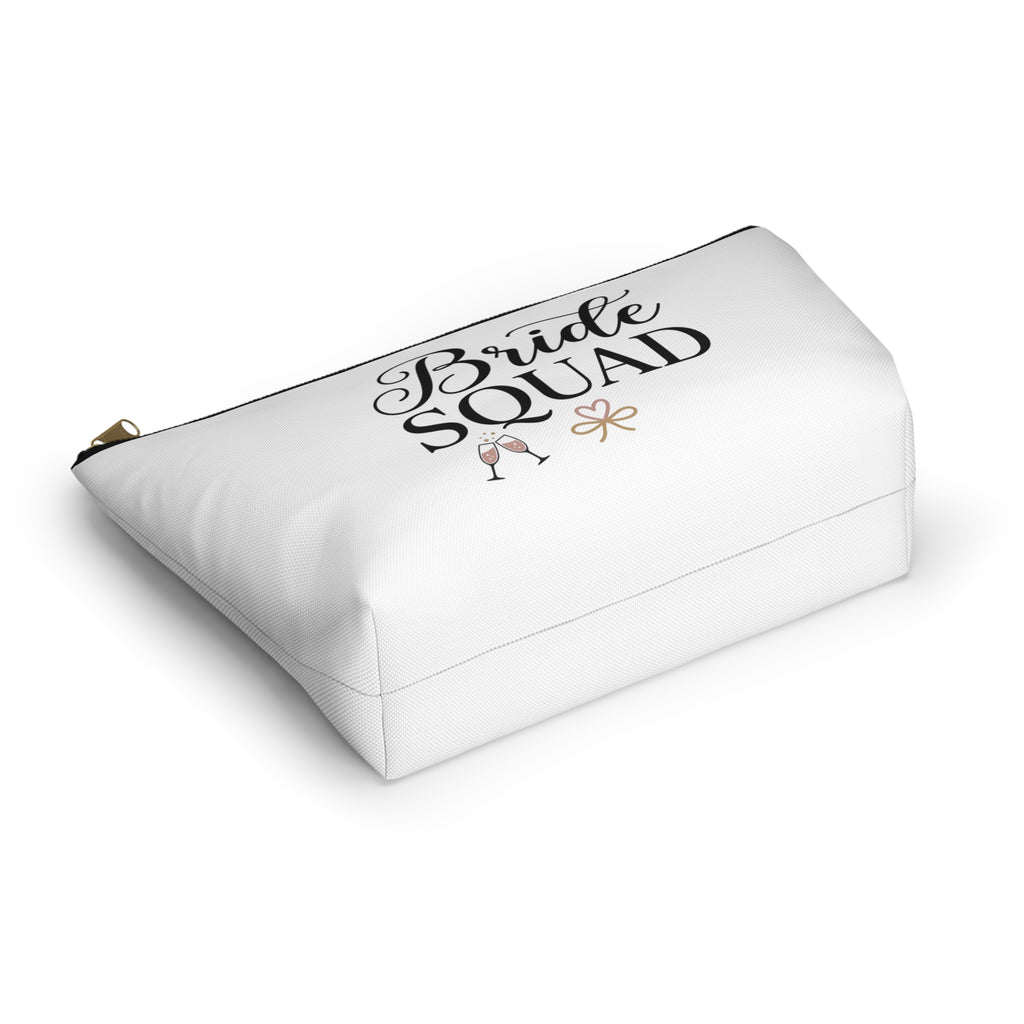 Bride Squad Accessory Pouch | T-Bottom Makeup Bag, Bachelorette Party