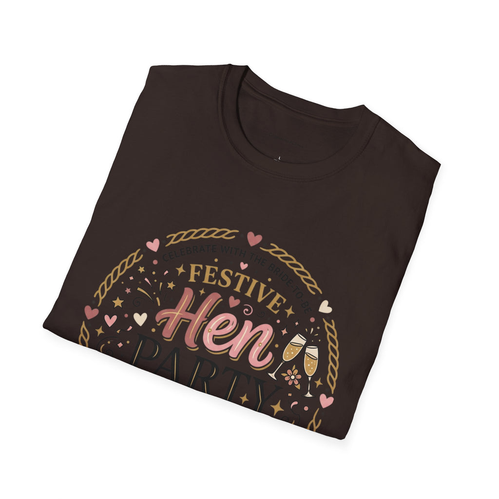 Festive Hen Party T-Shirt | Bachelorette Celebration Design