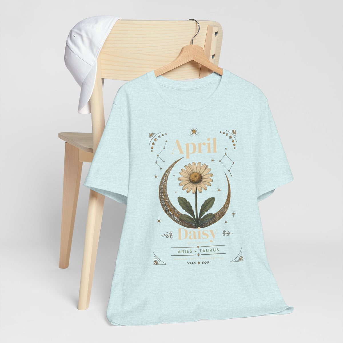 April Birth Flower Tee | Daisy Botanical Design | Birthday Gift