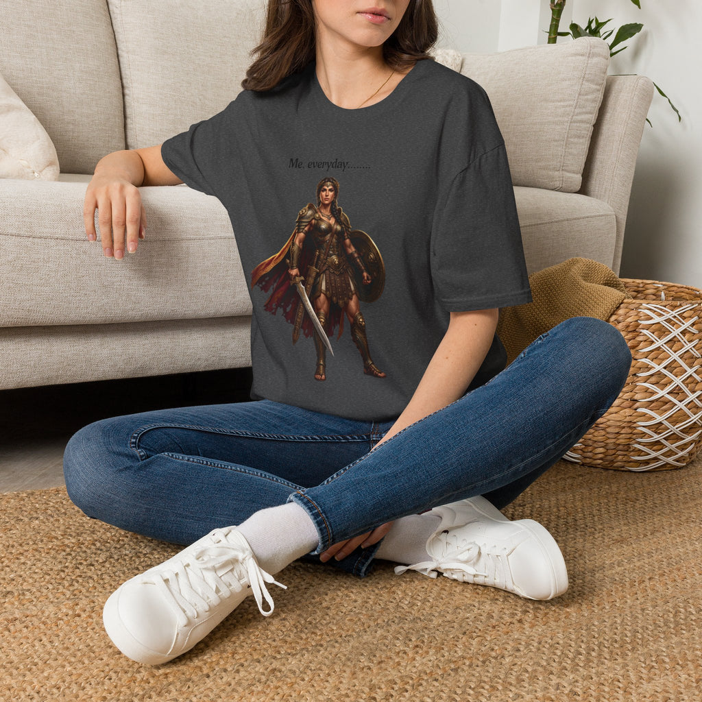 Warrior Lady T-Shirt — "Me, everyday..." Feminine Fantasy Graphic Tee
