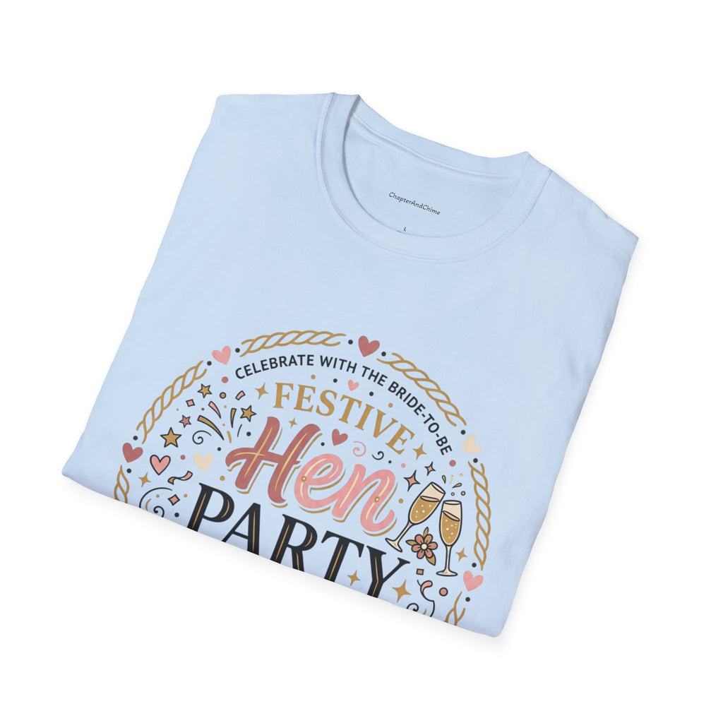 Festive Hen Party T-Shirt | Bachelorette Celebration Design