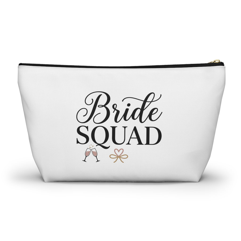 Bride Squad Accessory Pouch | T-Bottom Makeup Bag, Bachelorette Party