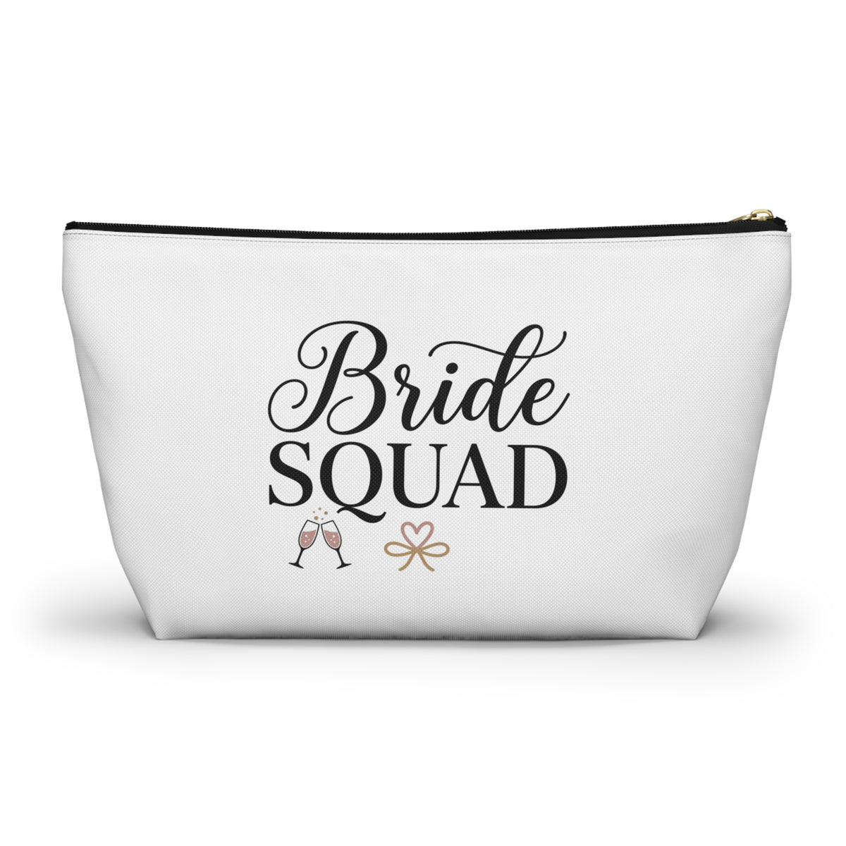 Bride Squad Accessory Pouch | T-Bottom Makeup Bag, Bachelorette Party
