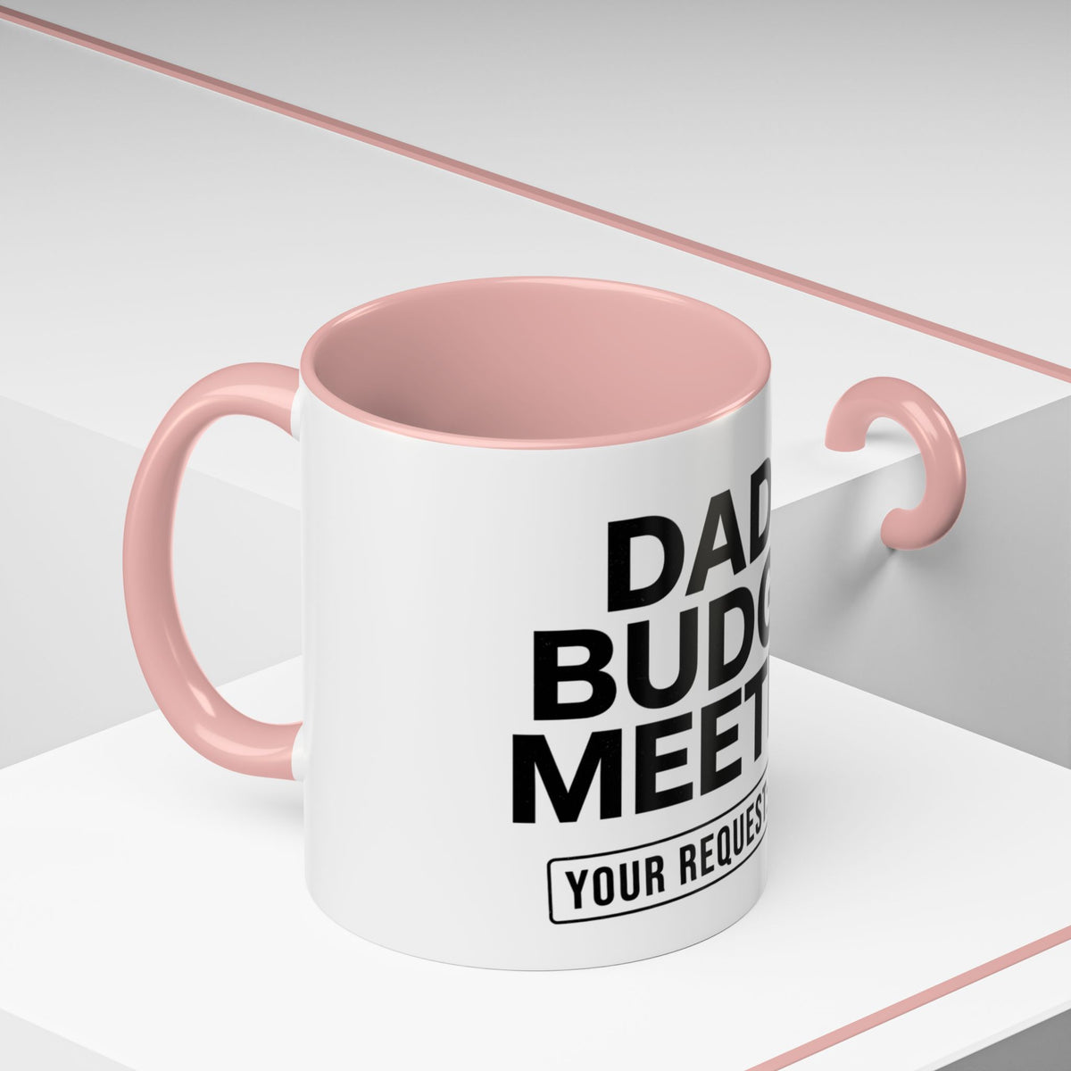 Dad's Funny Budget Meeting Mug | Accent Coffee Mug, 11/15oz