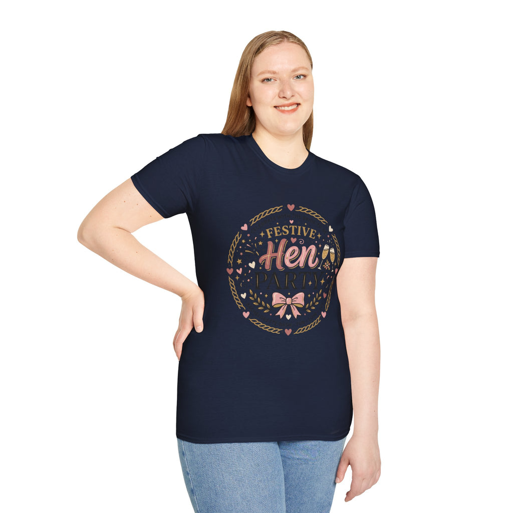 Festive Hen Party T-Shirt | Bachelorette Celebration Design