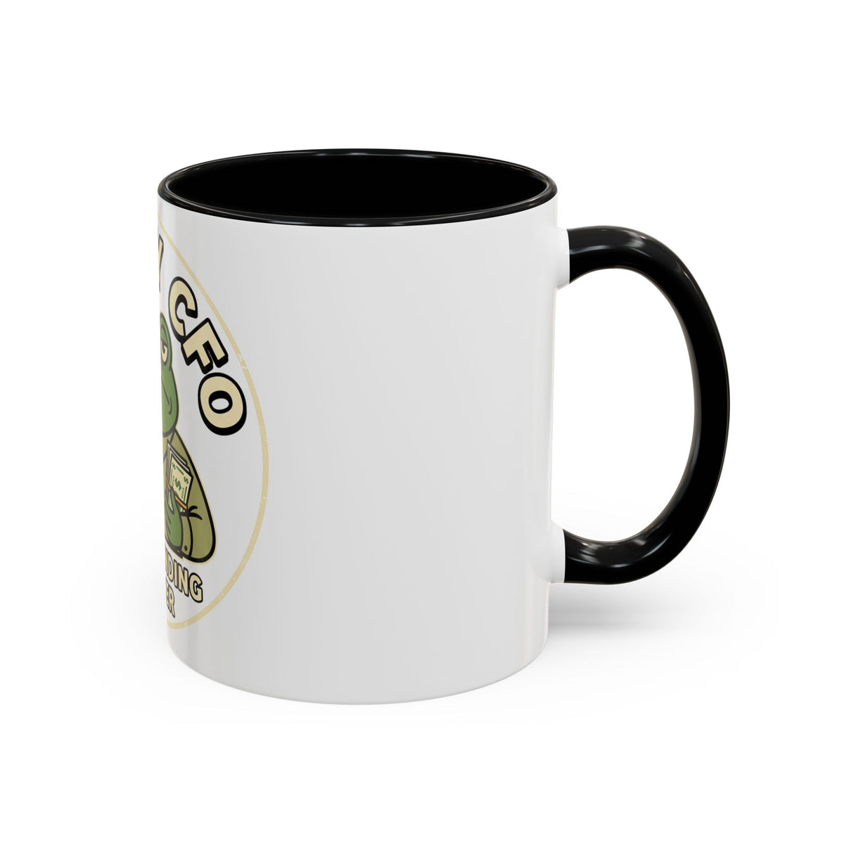 Family CFO Frog Chief Funding Officer mug | Accent coffee mug