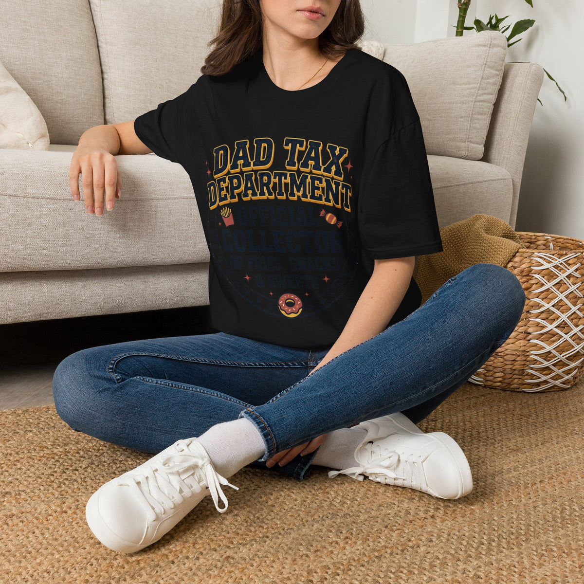 Dad Tax Department Official Collector of Fries Snacks & Sweets T-Shirt