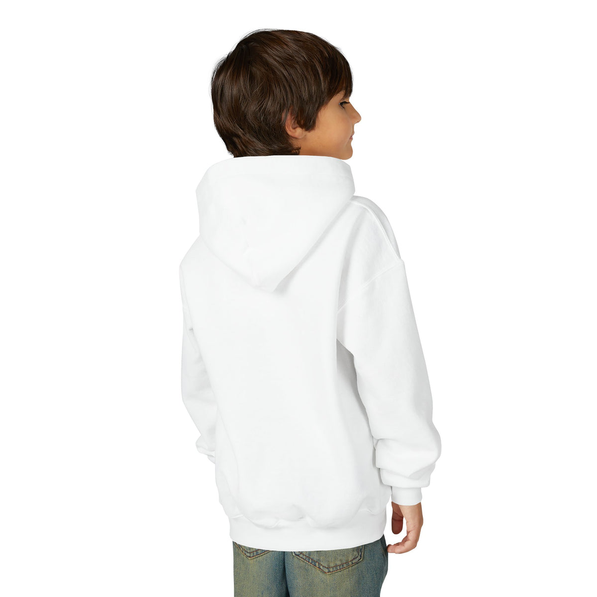 Kids Patriotic Elephant Hoodie – Blue Red USA Spirit Youth Sweatshirt