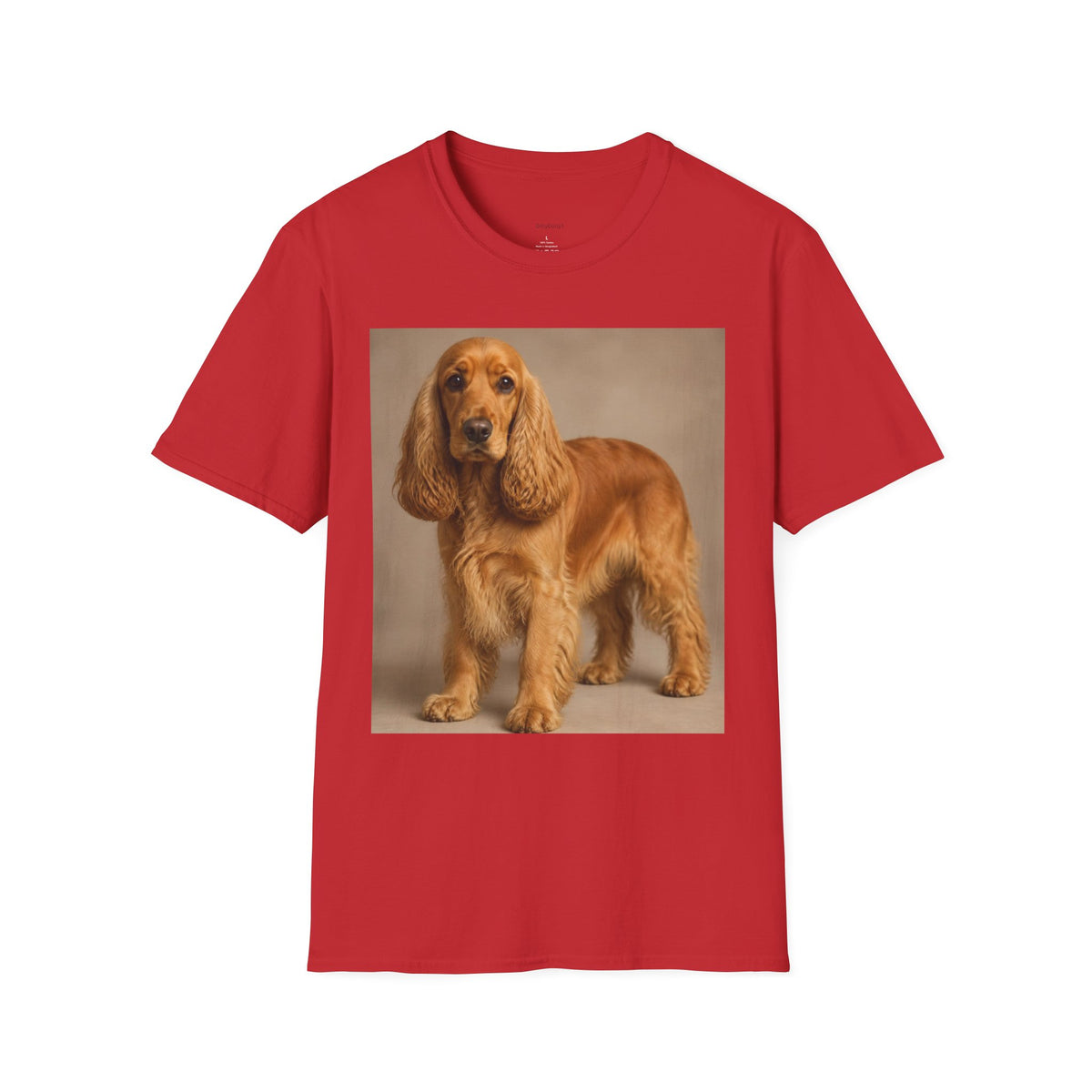 Cocker Spaniel Dog Mum T-Shirt — Dog Mom Graphic Tee with Photo Print