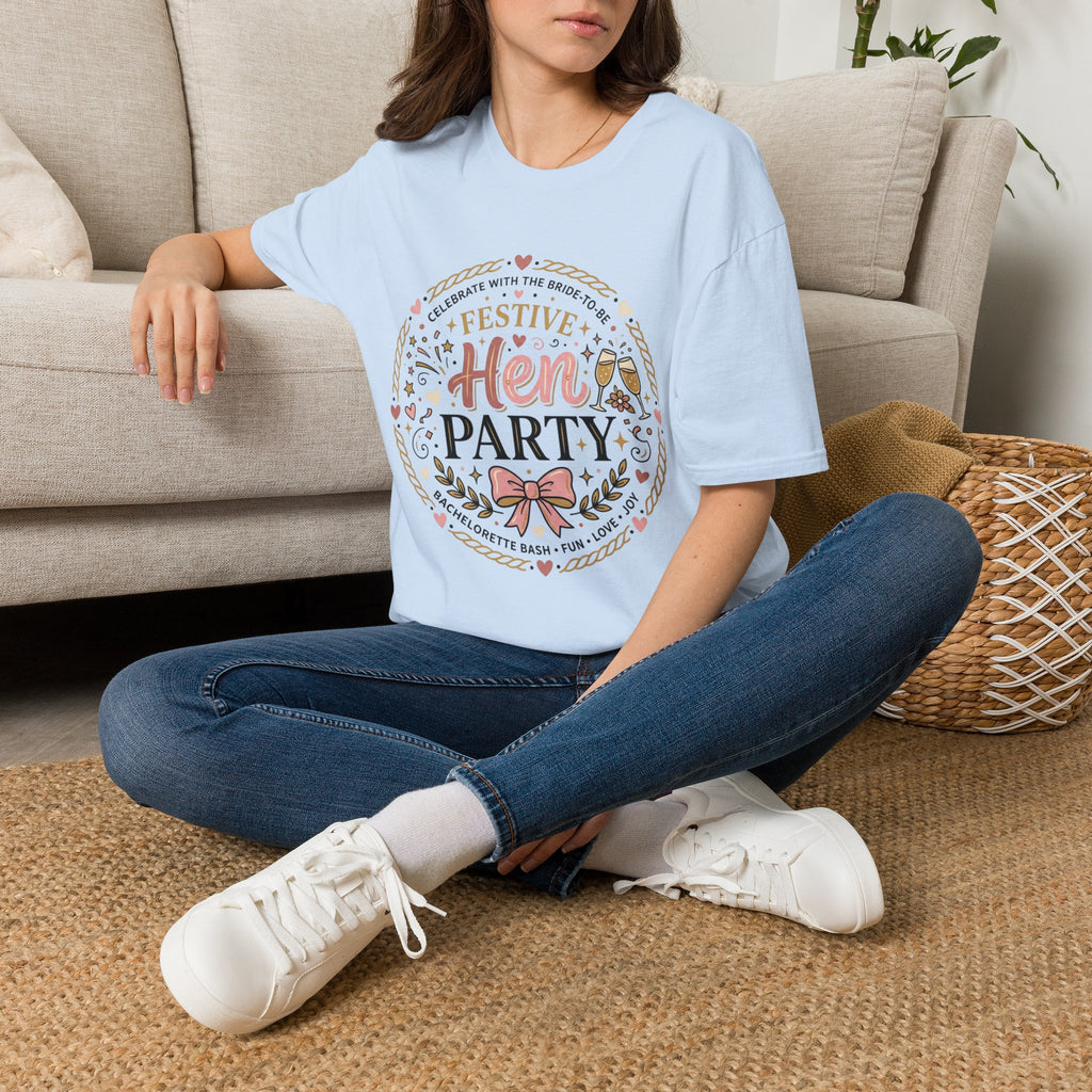 Festive Hen Party T-Shirt | Bachelorette Celebration Design