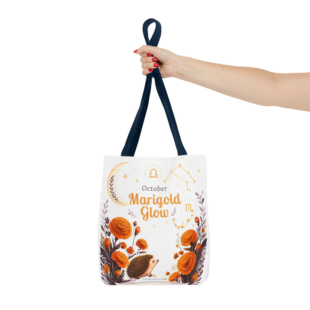 October Birth Flower - Marigold Glow Tote Bag (AOP)
