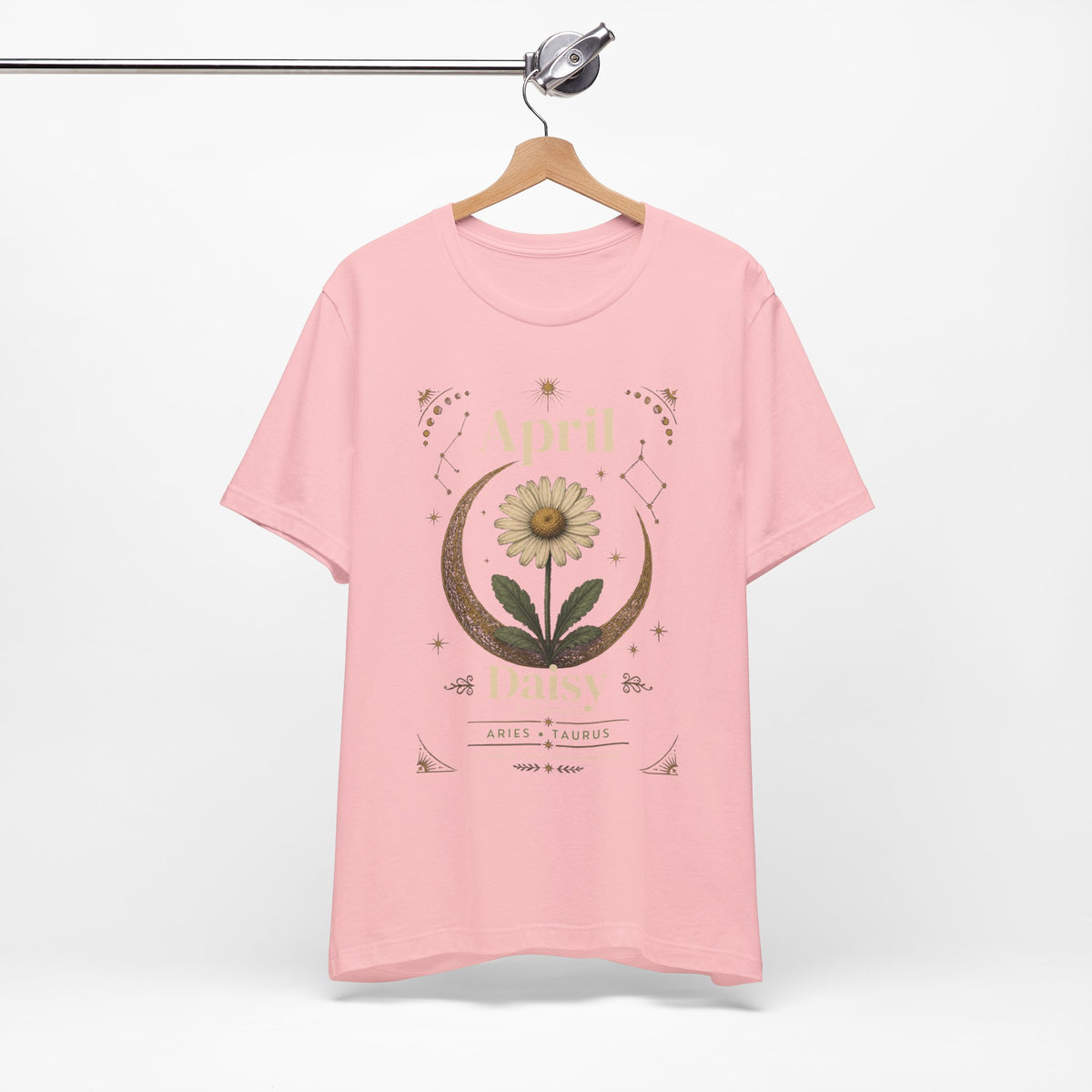 April Birth Flower Tee | Daisy Botanical Design | Birthday Gift