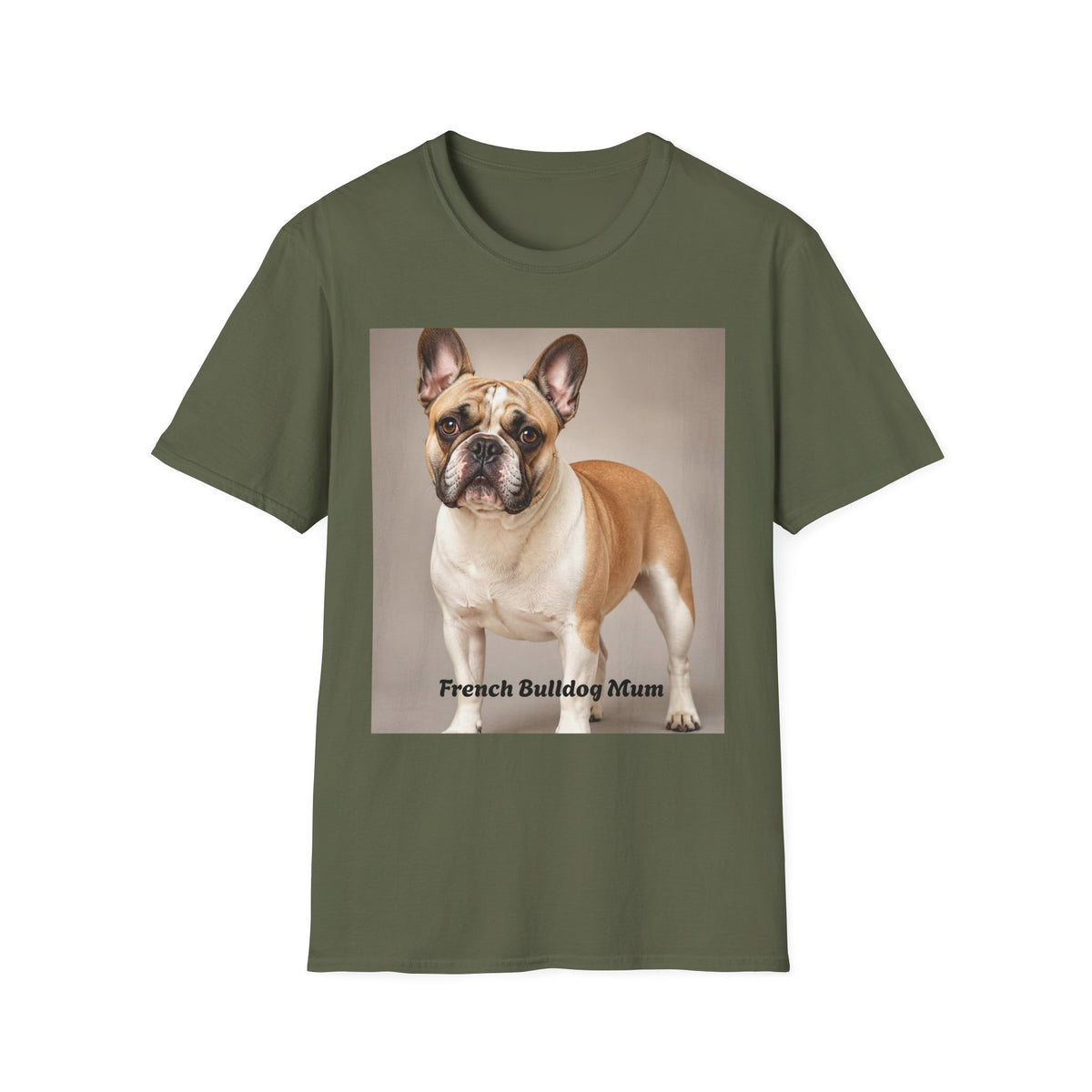 French Bulldog Photo Mum T-Shirt | Frenchie Mom Tee