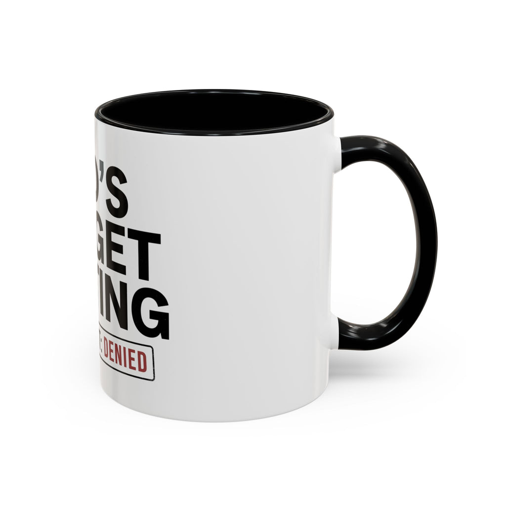 Dad's Funny Budget Meeting Mug | Accent Coffee Mug, 11/15oz