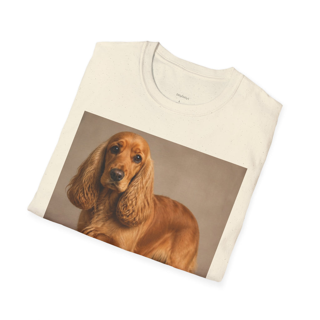 Cocker Spaniel Dog Mum T-Shirt — Dog Mom Graphic Tee with Photo Print