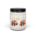 October Marigold Glow Birth Scented Soy Candle — 9oz Autumn Floral Candle (October)