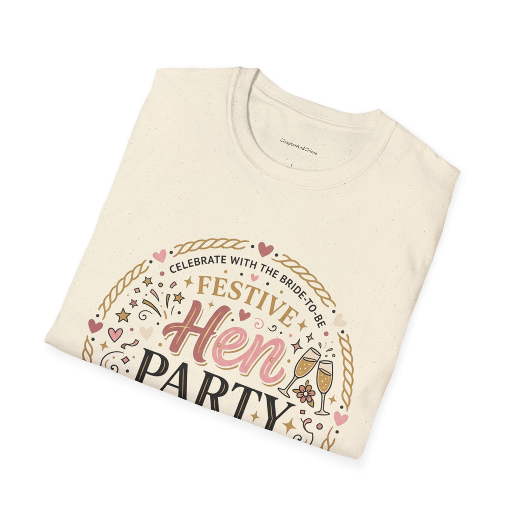 Festive Hen Party T-Shirt | Bachelorette Celebration Design