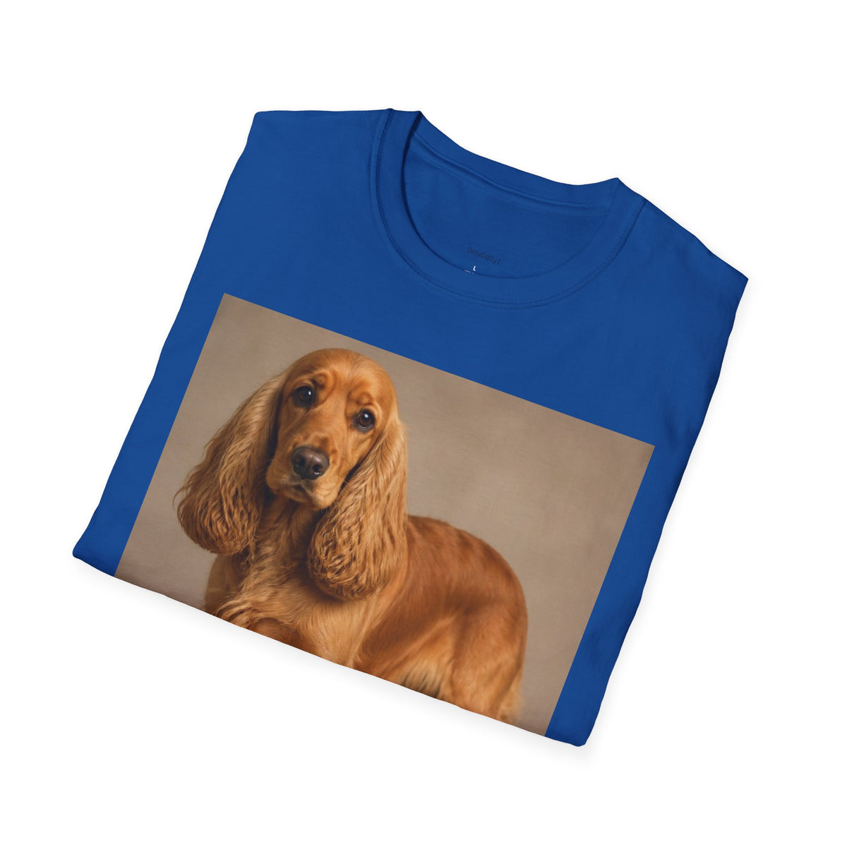 Cocker Spaniel Dog Mum T-Shirt — Dog Mom Graphic Tee with Photo Print