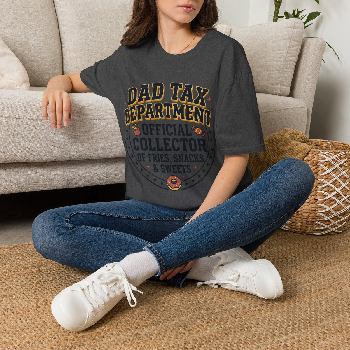 Dad Tax Department Official Collector of Fries Snacks & Sweets T-Shirt
