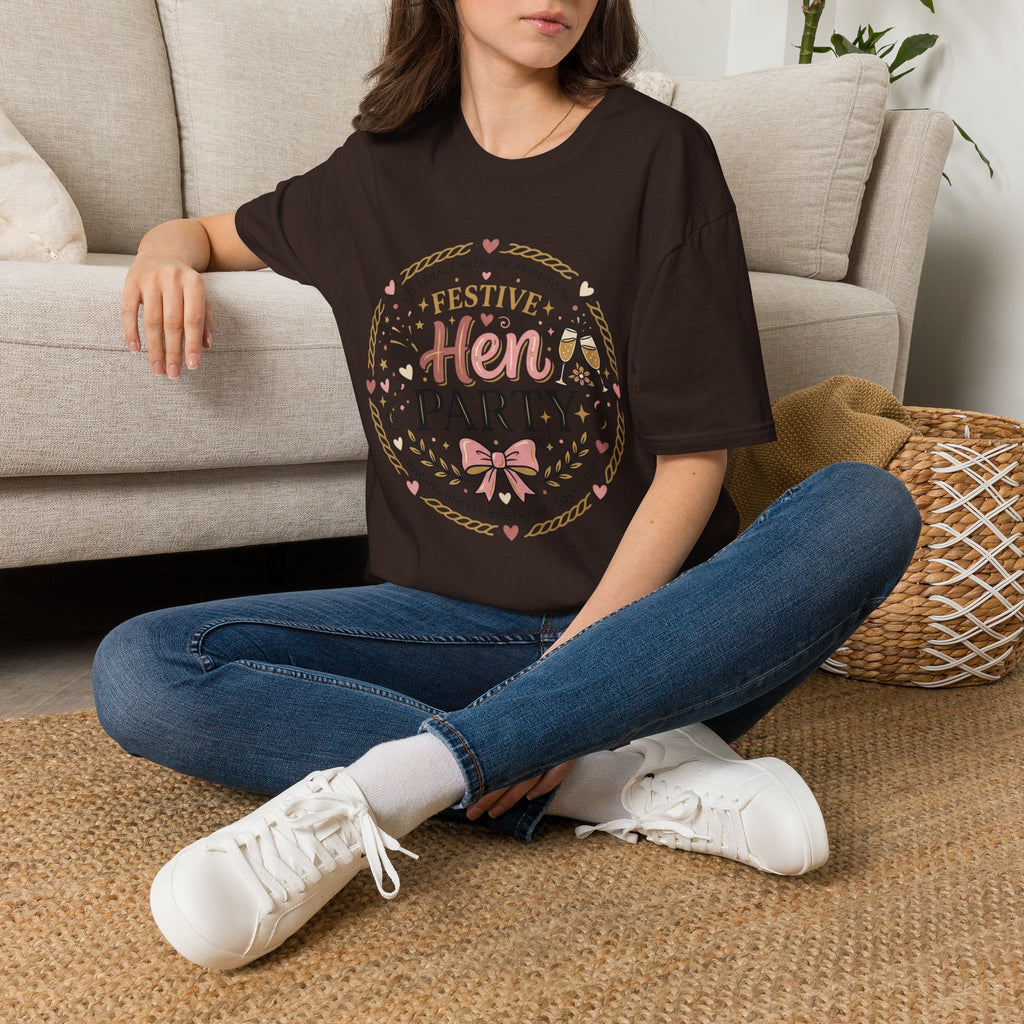 Festive Hen Party T-Shirt | Bachelorette Celebration Design